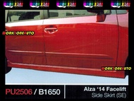 B1650 Perodua Alza 2014 Fiber Side Skirt (SE) Body kit Bodykit