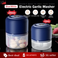 USB Garlic Chopper Kitchen Rechargeable Garlic Blender USB Wireless Food Processor Vegetable Meat Ch