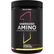 Rule 1 Energized Amino – Anytime Energy and Recovery Support with BCAAs, Glutamine, Citrulline, Beta