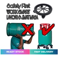 UserHappy Troli Tong Gas Dapur Beroda / Roller Gas