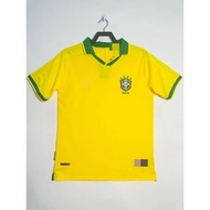 Retro 1997 Brazil home football short sleeved jersey