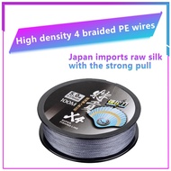 X4 100M 【10lb - 70lb】 Line Super Strong PE 4 Strands Weave Braided Fishing Line Rope Fish Tackle Lur