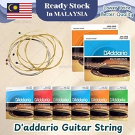 D’Addario Tali Gitar Akustik Bronze 1 Set Acoustic Guitar String EZ890 EZ900 EZ910 Cutter Tuner