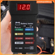 [WishshopeehhhMY] 12 V 24 V Car Battery Alternator Tester LED Indicator LED Display Digital