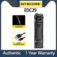 Original NITECORE EDC29 flashlight portable light Pocket Light EDC   Camping torch hiking lantern