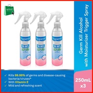 ✶ ⚕ ★ Hygienix Germ-Kill Alcohol with Moisturizer Trigger Spray 250ml Set of 3