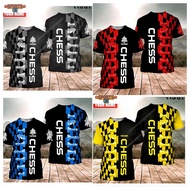 Personalized Name Chess 3D Full Color Shirt, Custom Name Chess 3D Shirt for Men
