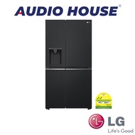 LG GS-L6473EP 617L SIDE BY SIDE FRIDGE COLOUR: MATT BLACK ENERGY LABEL: 2 TICKS DIMENSION: W913xH1790xD735MM 2 YEARS WARRANTY BY LG