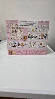 re ment re-ment rilakkuma british tea time 鬆弛 熊
