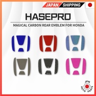 HASEPRO Magical Carbon NEO Emblem Kit for Honda Fit GK3-GK6 ( Blue and Red)Direct from JAPAN