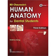 BD Chaurasia's Human Anatomy for Dental Students 3E, with wall chart and CDROM