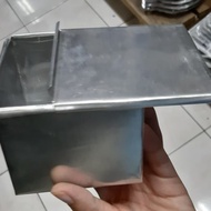 Mini White Bread Pan + Lid / Cube Bread Pan / Cube Pan