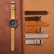 【Big-Sales】 Vintage Suede Genuine Watch Strap Band 18mm 20mm 22mm Cowhide Bracelet Watch Band Wrist Belt Men Women Business Classic
