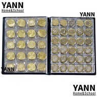 YANN coin collection book stamp collecting album penny collecting book money pocket pages penny book