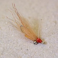 Crazy Charlie Bonefish Fly Fishing Flies - Tan/Orange - Mustad Signature Duratin Fly Hooks - 6ct Pack