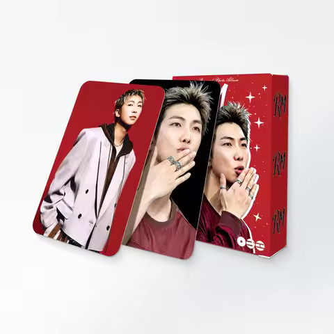 Hot 55Pcs BTS Lomo Cards New Album Photocards V JK Jimin Jin Jhope Suga RM Collection Cards For Fans