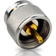 Propane to Butane Adapter, Camping Stove Adapter,1 Lb Propane Tank Input and EN417 Lindal Valve Outp