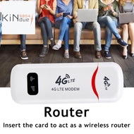 💕 【 Spot inventory 】 Free shipping+COD 💕150Mbps 4G LTE USB Wifi Router Car Portable Mobile Wifi 4G USB Dongle Wifi em Network Adapter with SIM Card Slot