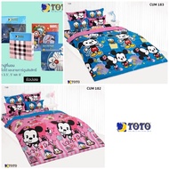 TOTO Bed Sheet 3.5 5 6 Feet Quilt Not Included Cutie Pattern CUTIES Mickey CUM167 CUM172 CUM173 CUM1