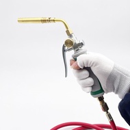 Professional Dual Switch Torch Brazing Torch of Propane Gas 1.6M Hose Ignition Gas Flame Soldering T