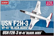 Academy 12548 1/72 F2H-3 Banshee VF-41 Black Ace Plastic Model