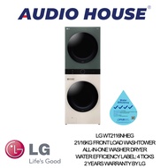 LG WT2116NHEG 21/16KG FRONT LOAD WASHTOWER ALL-IN-ONE WASHER DRYER WATER EFFICIENCY LABEL: 4TICKS 2 