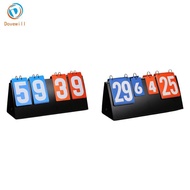 Dovewill Score Score Flip Score Manual Flip Cards Lightweight Score Co-keeper Score for Table Tennis