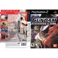 PS2 CD DVD Games Mobile Suit Gundam Federation vs. Zeon (Japan)(DVD Game)