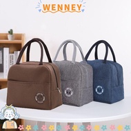 WENNEY Lunch Box Portable Canvas Kids Thermal Insulated