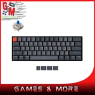 Keychron K12 60% Layout RGB Aluminum Hot-Swap Mechanical Keyboard (Wireless) - Gateron Blue - K12-J2