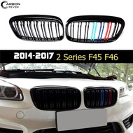F45 Kidney Grille Mesh For BMW 2 Series F45 F46 Gran Tourer 2014-2017(Only) 216i 218i 220i 225i Pre-