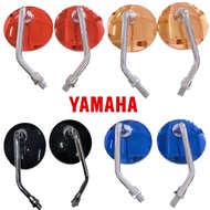 YAMAHA Ytx 125 150 COD MOTORCYCLE SIDE MIRROR CLEAR SHORT STEM 5 COLOR AVAILABLE 1PAIR ACCESSORIES