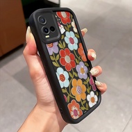 HP Phone Case For VIVO Y21 Y21s Y21T Y21E Y21A Y21G Y33T Y33s Case Luxury Embroidery Flower Cover So