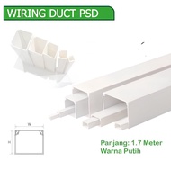 PSD Duct Cable Box Length 1.7m Size 16x16 16x25 25x25 25x40 40x40 50x50 - Everlast