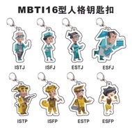 MBTI Standee keychain 16 personality groups Mica Acrylic study desk decoration character model INFP 
