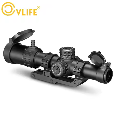 CVLIFE EagleTalon LPVO Rifle Scope For .223/5.56 and .308/7.62 with 30mm Cantilever Mount Illuminate