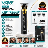 Original VGR V-082 Professional Hair Trimmer Clipper Shaver Zero Gap Rechargeable T-Blade Men