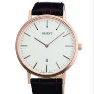 ORIENT Quartz Contemporary Watch, Leather Strap - (GW05002W)