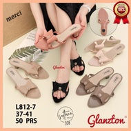 Hells Glanzton Jelly Sandals L812-7 GROSGRAIN Party Slop Sandals 4 cm High Latest