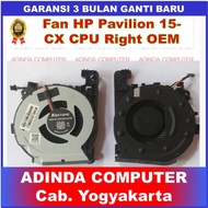 Fan hp Pavilion 15-CX 15-cx000 15-CX0060TX 15-CX0058W 15-CX0056WM - CPU