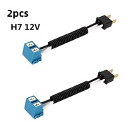 2Pcs H1 H4 H7 12V Right Angle Car Light Bulb Extension Socket Holder Adapter Wiring Harness Connecto