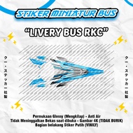 Livery Bus Stickers Gundam MechaMERCURY Rkc Bus Accessories Cutting Toys VINLY