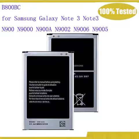 3200mAh B800BC Rechargeable Backup Phone Battery for Samsung Galaxy Note 3 Note3 N900 N9000 N900A N9