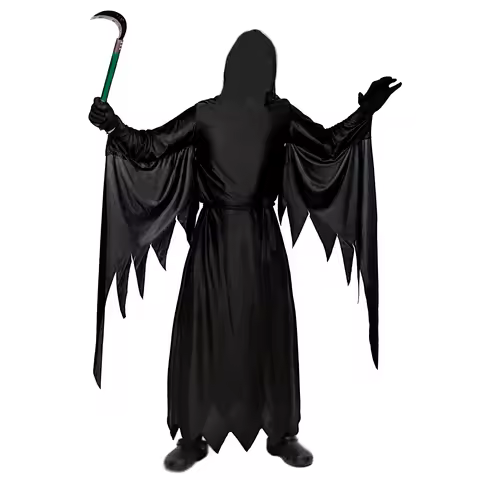 Halloween Adult and child clothing Scream Ghost Dress Up Props Prom Reaper Cosplay Death Costume