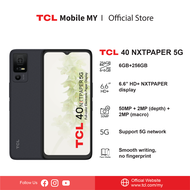 TCL 40 NXTPAPER 5G Smartphone |6.6" HD+ 90Hz Eye-Care Display |50MP AI Camera |6+6GB RAM |NXTURBO Te