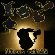 🇯🇵日本製✨Pokemon😍LED聲控光感應剪影小夜燈💡