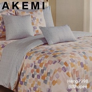 AKEMI Cotton Select Adore Queen / King Fitted Bed sheet Set - Adore 730TC / 40cm Height/ 100% Cotton - Cadar Set 4 in 1