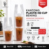 Plastic Glass Bags | HD CUP PLASTIC 1 & 2 CUP SIZEBENING | 10X30 10X40 16oz 18oz 20oz 22oz -PPL.Offi