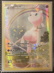 PTCG English Pokemon Card Mew Full Art Holo AR CHR XY110 Black Star Promo 2016