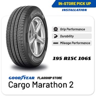 [INSTALLATION/ PICKUP] Goodyear 195R15C Cargo Marathon 2 Tire - Urvan NV350 / Navara / Mitsubishi L200 [E-Ticket]